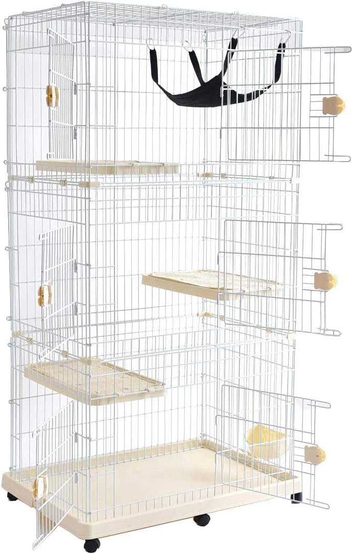 タンスのゲン キャットケージ 3段 24610051 取扱説明書・レビュー記事